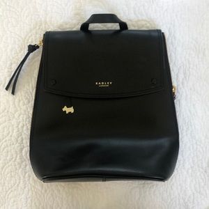 Radley London Black Leather Backpack